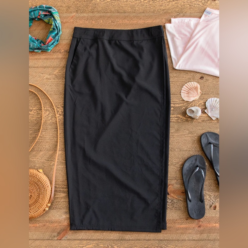 Ripskirt Hawaii Black Maxi Skirt (Length 4)